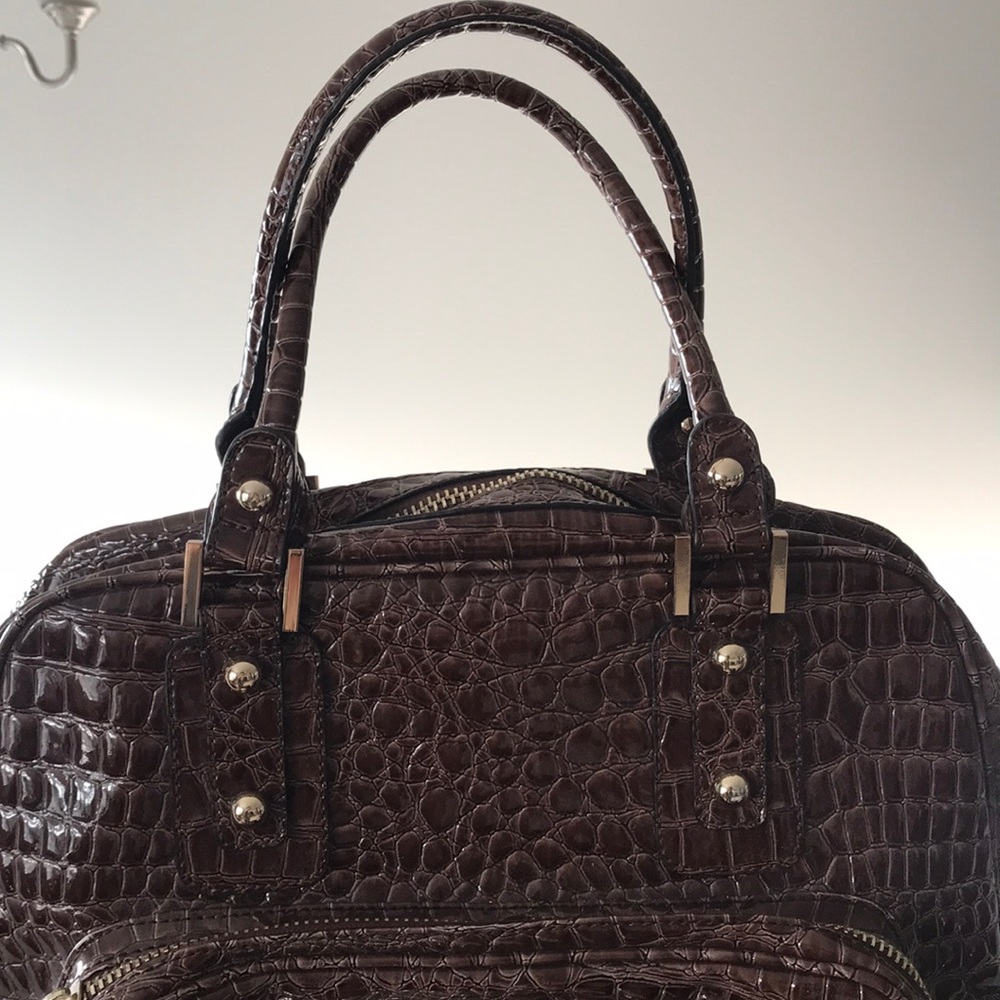 G By Guess Large Tortoise Shell Handbag (Like New) - image 3